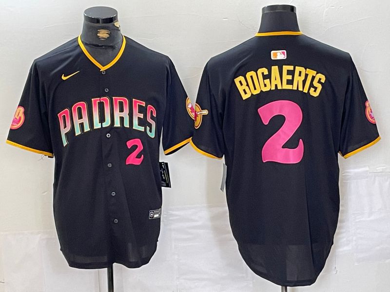 Men San Diego Padres #2 Bogaerts Black Jointly 2024 Nike MLB Jersey style 14->kansas city royals->MLB Jersey